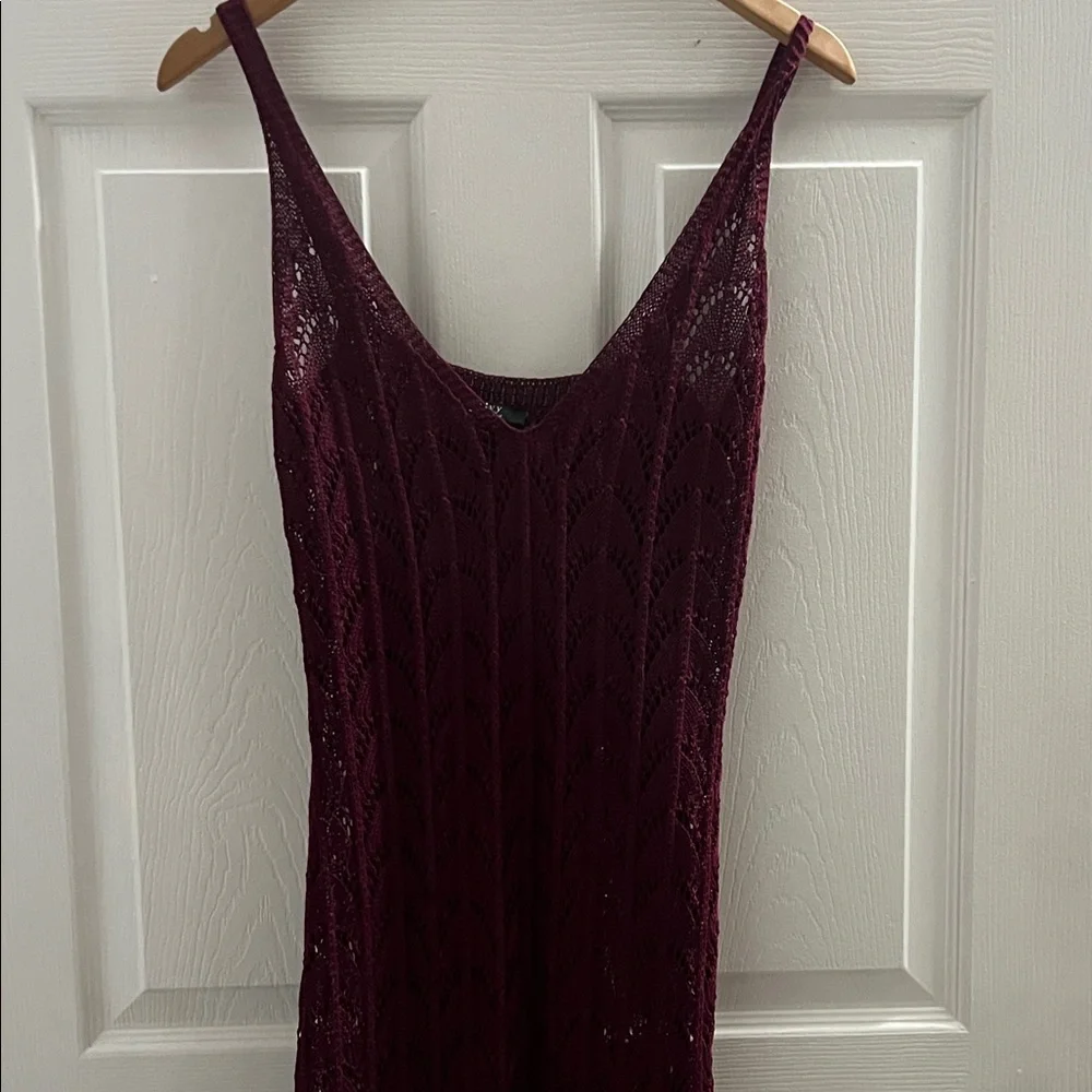 Privy Deep Burgundy Maxi Dressm - Picture 2 of 6